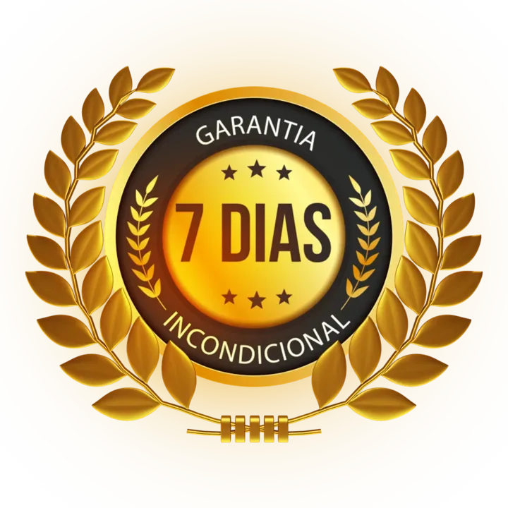 Selo de garantia incondicional de 7 dias